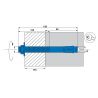 Goujon d'ancrage acier M12X180 SCELL-IT - boite de  25