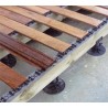 Plot réglable terrasse bois B50 de 55 à 75mm - Bugal
