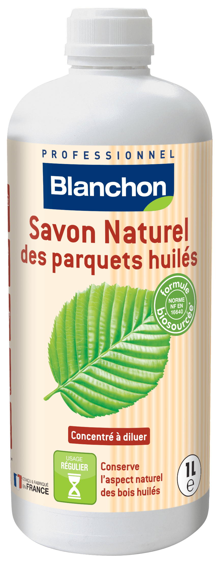 Spray nettoyant doux Blanchon Lagoon 0.5L pour parquet vitrifié et huilé