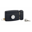 SERRURE GARAGE CYLINDRE BOUTON TIR 140X90 Droite