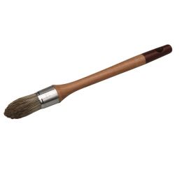 Pinceau (brosse) à réchampir PRO 'traitement des bois' Ø 15mm