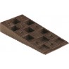 100 Cales crantées multi-usages - 90 x 45 x 15 mm MARRONS
