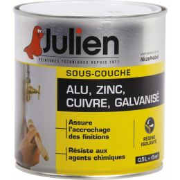 Sous-Couche J1 - Alu, Zinc, Cuivre, Galvanisé Blanc Mat