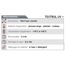 TEXTROL UV+ incolore Anti UV Spécial bardages - Bidon 1 L