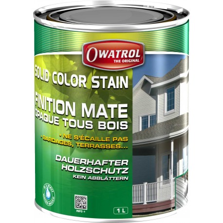 Peinture Solid Color Stain - Blanc - 2.5L