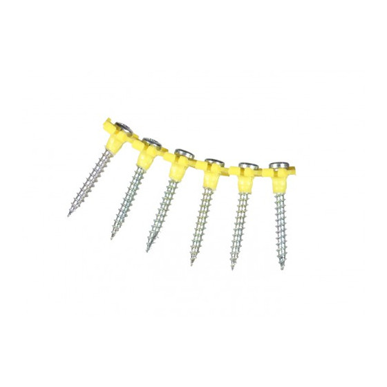 Vis bois connecteur tête bombée en bande 5x50 mm