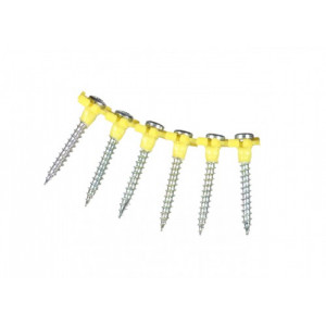 Vis bois connecteur tête bombée en bande 5x50 mm
