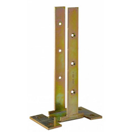 Pied de poteau de jardin pour poteaux rainurés 30mm