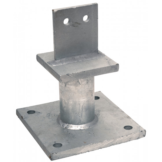 Pieds de poteau fortes charges Hauteur 210mm