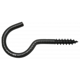 Crochet Acier A Visser Noir