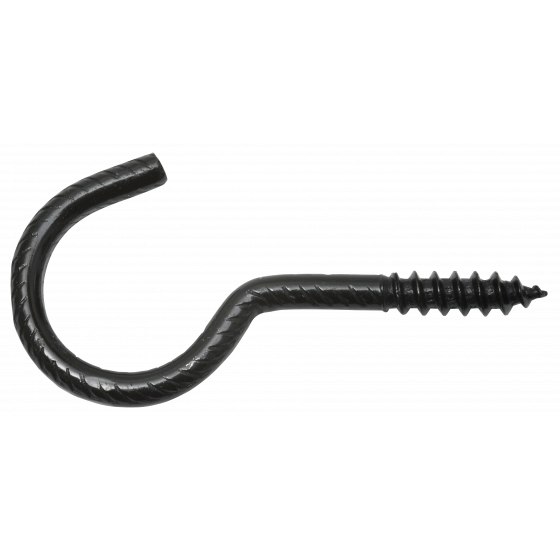 Crochet Acier A Visser Noir