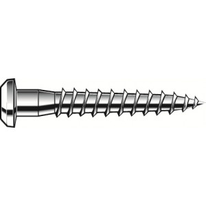Vis bois connecteur tête bombée Torx inox - 5 x 40mm