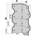 Equerres à angle ajustable LS