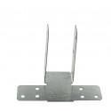Pieds de fermette a plat PFA38