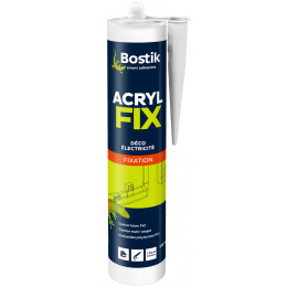 Mastic acrylique acryl fix blanc - cartouche 310ml