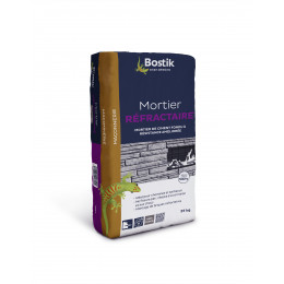 Mortier réfractaire bostik gris