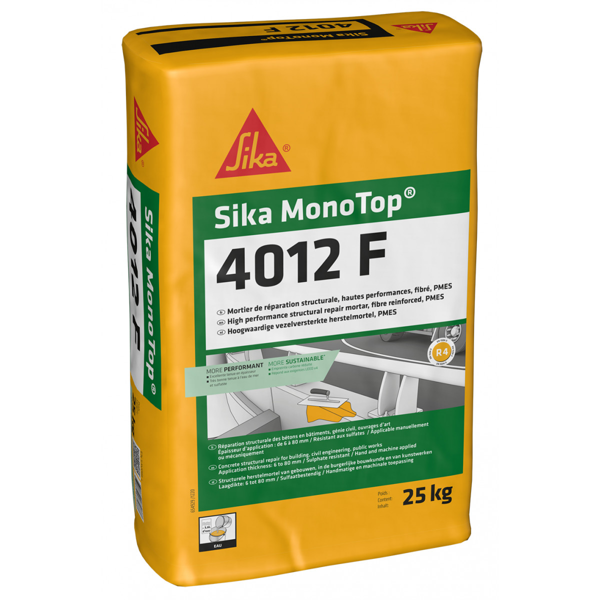 Mortier De Réparation Sika Monotop 4012F - Manubricole