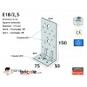 Equerre renforcée E17/2- 150x50x75x2 mm - SIMPSON