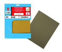 8 feuilles papier de verre 230 x 280 gr 120 - Manubricole