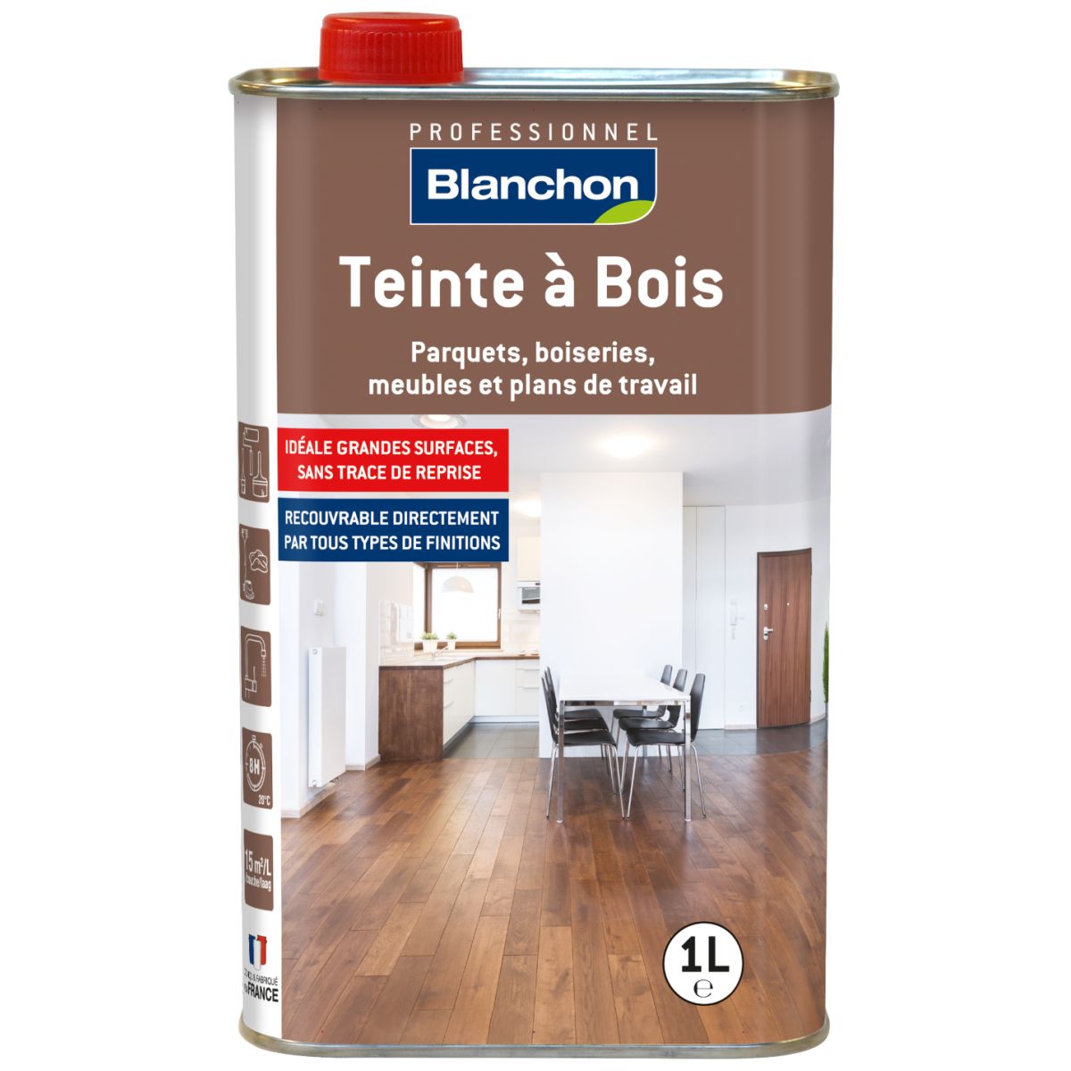 Teinte à bois NF Chêne clair Manubricole