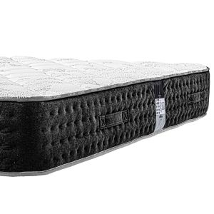 Matelas Serenite, 27cm, Ressorts Ensachés, Mousse Haute Densité, Indépendance de Couchage, Soutien très ferme, face été/hiver