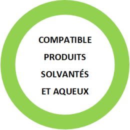 Pinceau (brosse) à réchampir PRO'glycéro' Ø 15mm