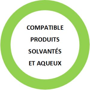 Pinceau (brosse) à réchampir PRO'glycéro' Ø 15mm