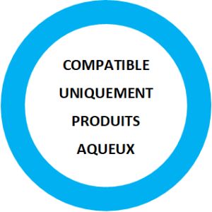 Pinceau (brosse) à réchampir PRO 'acrylique' Ø 15mm