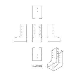 Sabotailes intérieures 60 x 120 x 2 - Simpson