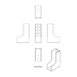 Sabotailes intérieures 40 x 130 x 2 - Simpson