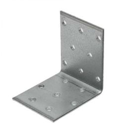 Equerre perforée simple zinguée - 60 X 60 X 60 X 2.5