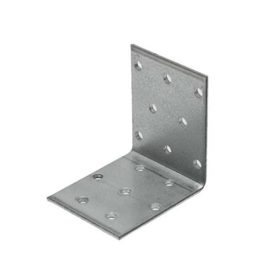 Equerre perforée simple zinguée - 100 X 100 X 100 X 2.5 Equerre perforée simple zinguée - 100 X 100 X 100 X 2.5