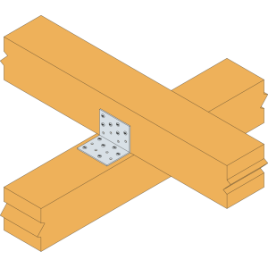 Equerre simple 80x80x40x2,5 mm - SIMPSON
