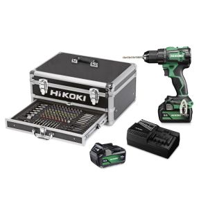 Perceuse à percussion DV18DEWJZ + Coffret avec accessoires perçage 100 pièces