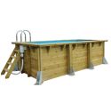 Piscine Azura200x400 x H126cm - Liner Bleu 75/100ème