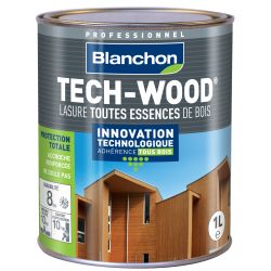 Lasure Tech-Wood Chêne rustique - 1L - BLANCHON